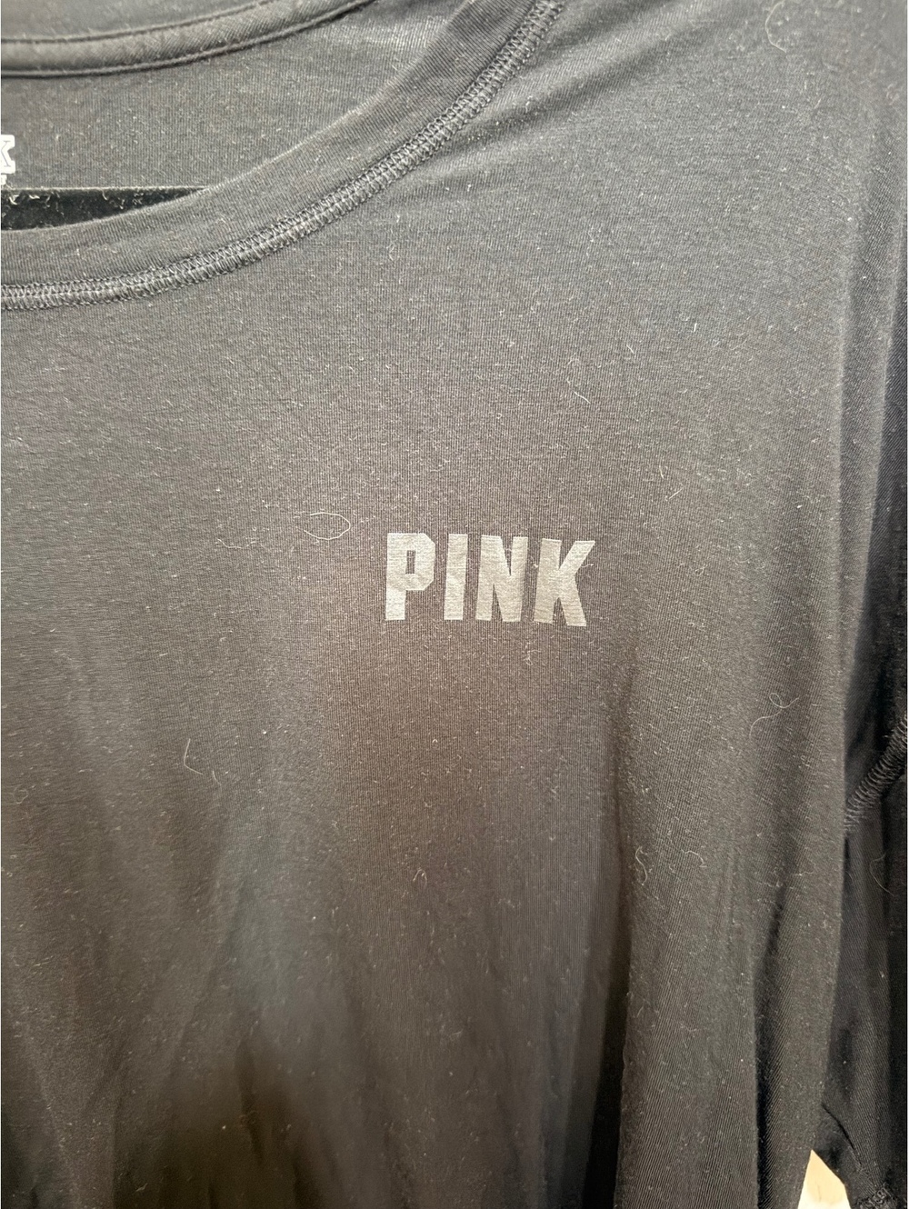 Victoria secret pink cropped t shirt - Picture 4 of 5